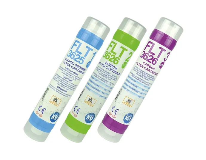 AQUASET 12" Inline Deluxe Üçlü Filtre Seti