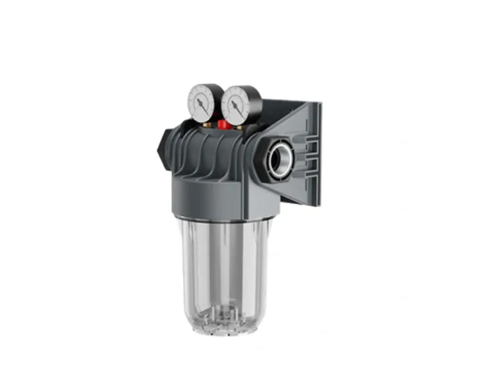 5" Tesisat Tipi Manometreli Deluxe Filtre Tekli