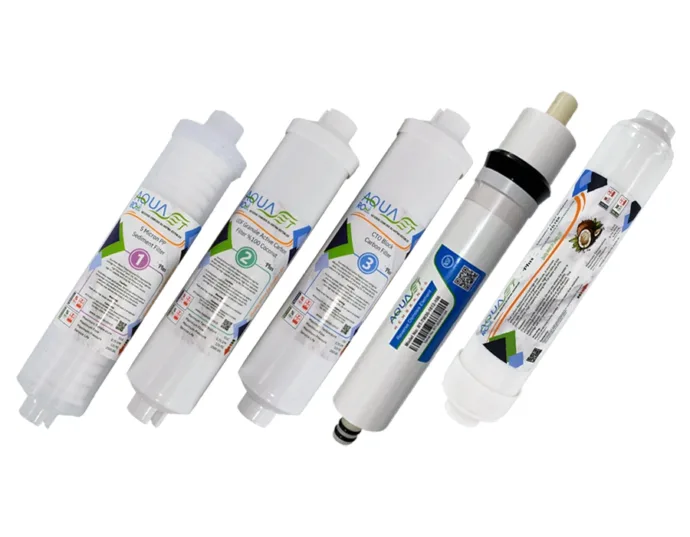 AQUASET 12" Inline Plus Beşli Filtre Seti