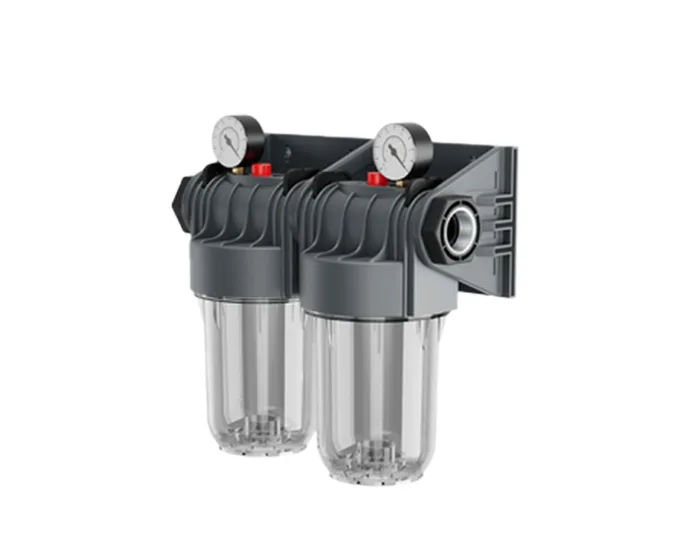 5" Tesisat Tipi Manometreli Deluxe Filtre İkili