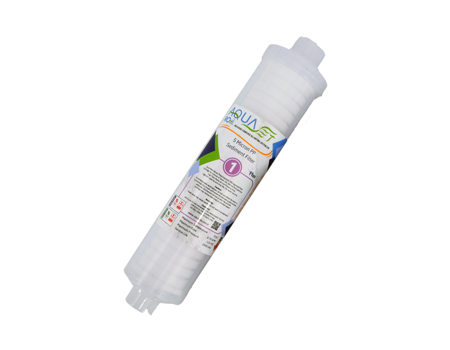 AQUASET 12" Inline Plus Sediment Filtre AQUASET 12" Inline Plus Sediment Filtre