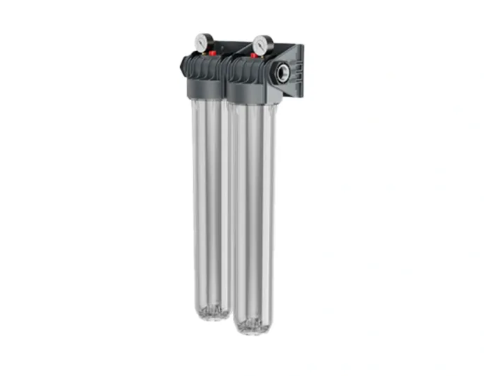 20" Tesisat Tipi Manometreli Deluxe Filtre İkili